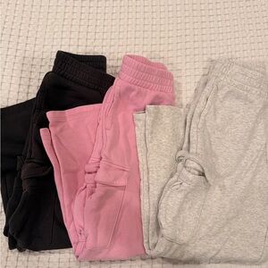 GAP Kids Girls Jogger Bundle (3 Pack) – Size Medium (8)